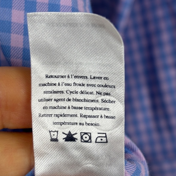 Faherty Men's Long sleeve Supima Cotton Button Down Shirt Sz M Preppy Classic - Picture 6 of 10